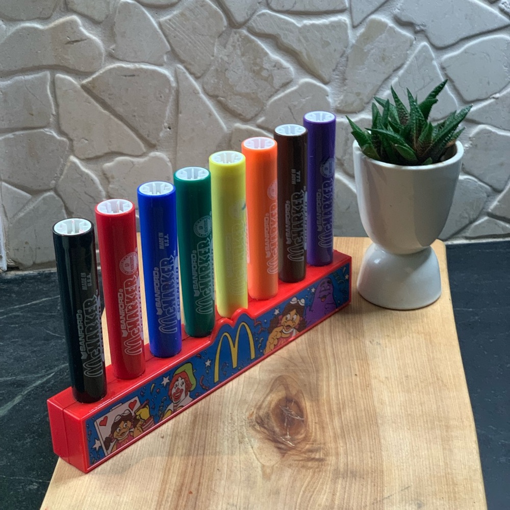McDONALD McMARKERS | Vintage Sanford | Set of 8